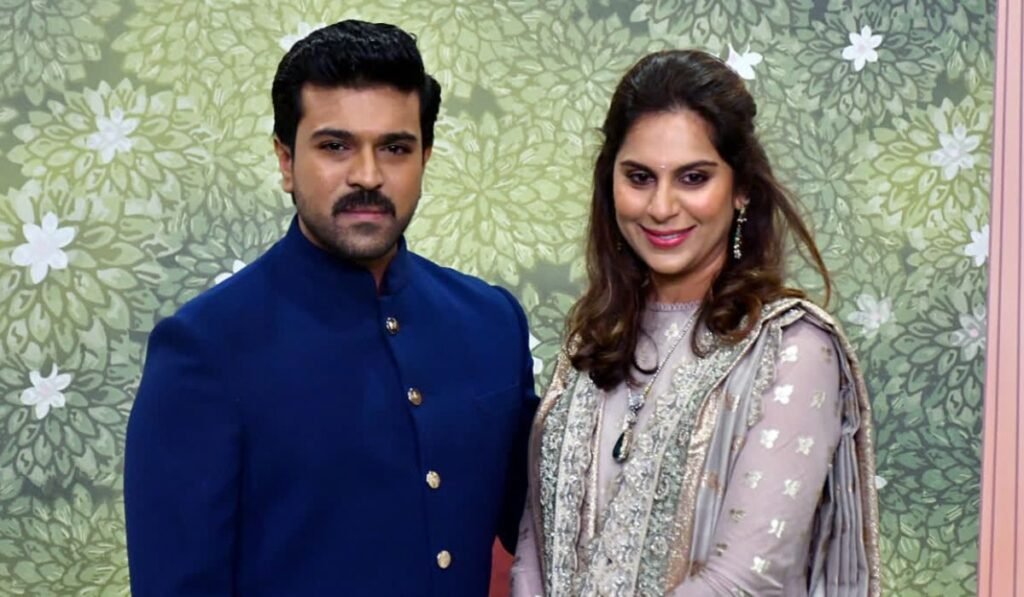 Upasana Kamineni and Ram Charan